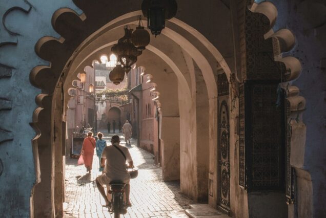 Rue pavée, Maroc