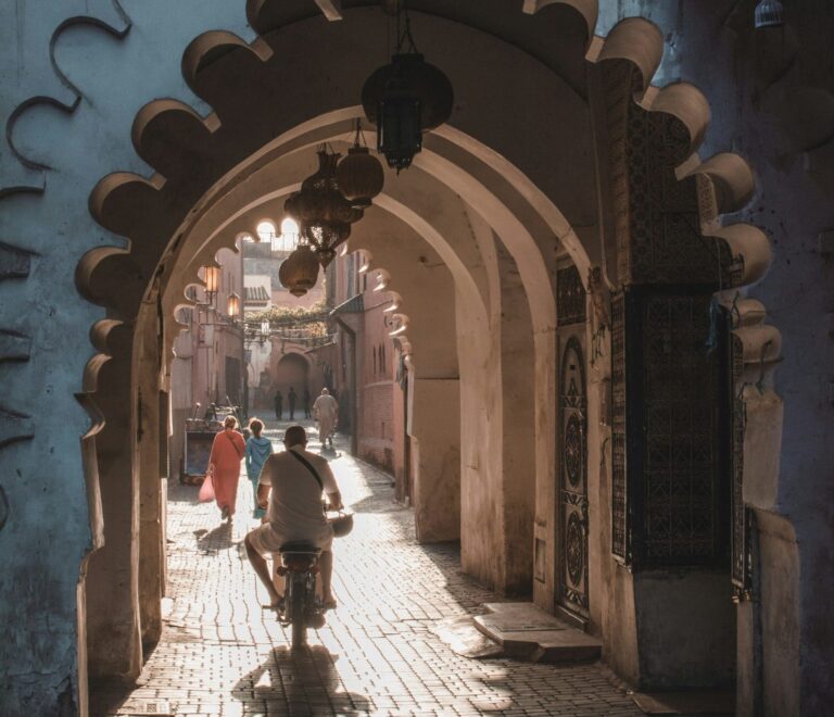 Rue pavée, Maroc