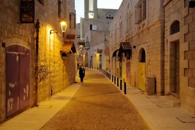 Rue pavée Jordanie