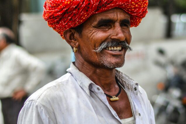 Indien portant un turban, Inde