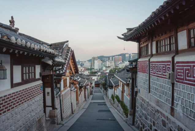 Quartier typique de Corée du Sud