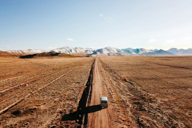 Route Kirghizistan