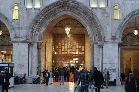 entrée de la mosquée al aqsa, Jérusalem