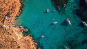 côtes avec bateau, Malte