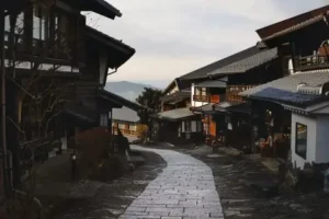 Petit village japonais en journée, Japon