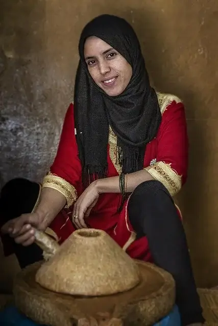 femme musulmane, voyage, groupe musulman